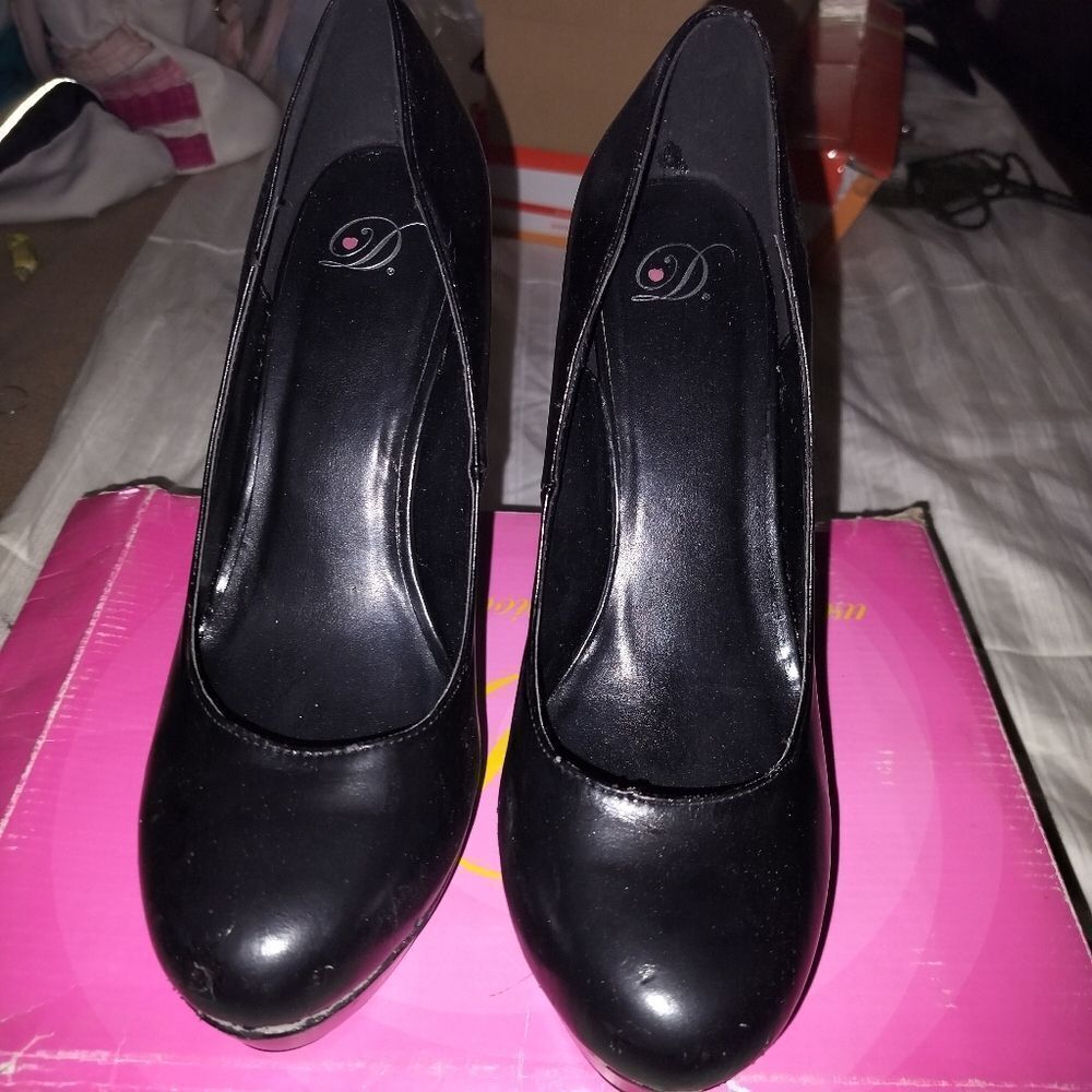 My Delights 4" Cone Heels, Blk